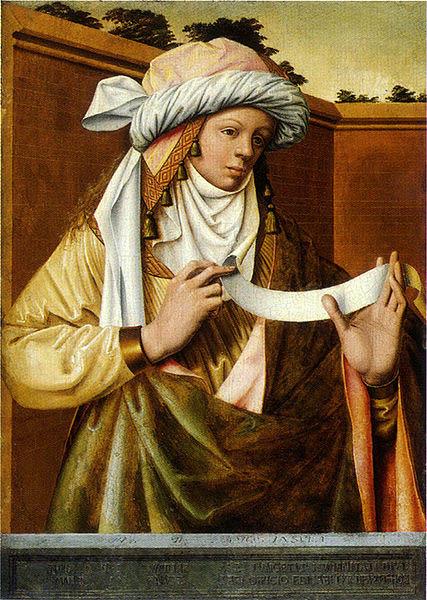 Ludger tom Ring the Younger Samian Sibyl France oil painting art